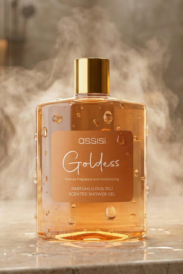 Goldess Parfümlü Duş Jeli 475 ml – Kadın & Erkek İçin Kalıcı Koku, Nemlendirici Duş Jeli - 1