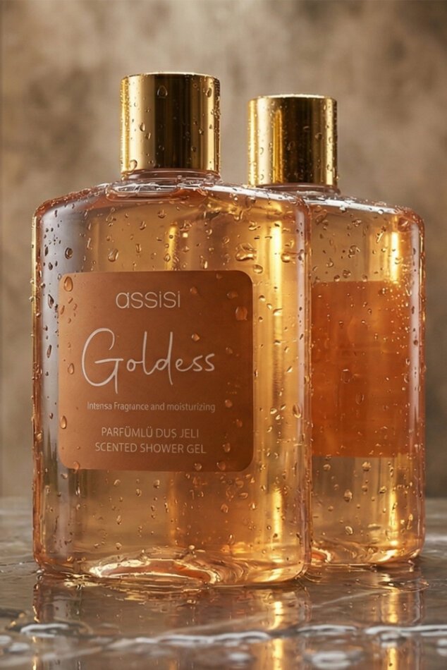 Goldess Parfümlü Duş Jeli 475 ml – Kadın & Erkek İçin Kalıcı Koku, Nemlendirici Duş Jeli - 5