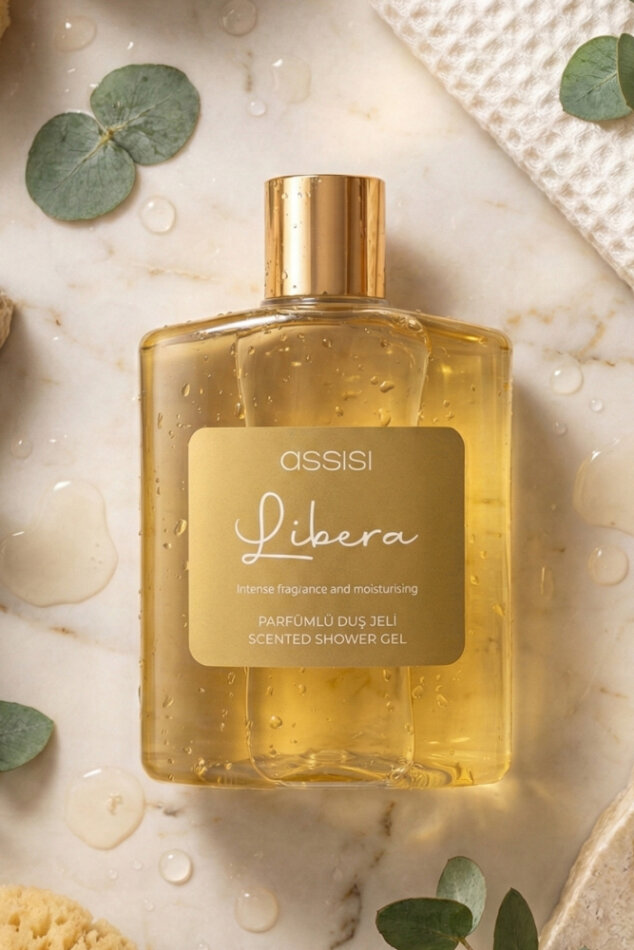 Libera Parfümlü Duş Jeli 475 ml – Kadın & Erkek İçin Kalıcı Koku, Nemlendirici Duş Jeli - 4