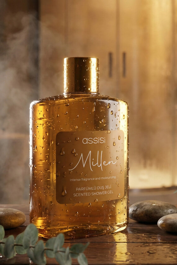 Millen Parfümlü Duş Jeli 475 ml – Kadın & Erkek İçin Kalıcı Koku, Nemlendirici Duş Jeli
