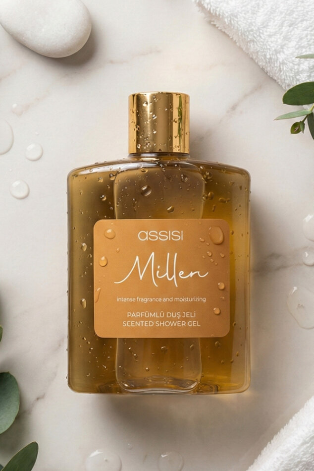 Millen Parfümlü Duş Jeli 475 ml – Kadın & Erkek İçin Kalıcı Koku, Nemlendirici Duş Jeli - 3