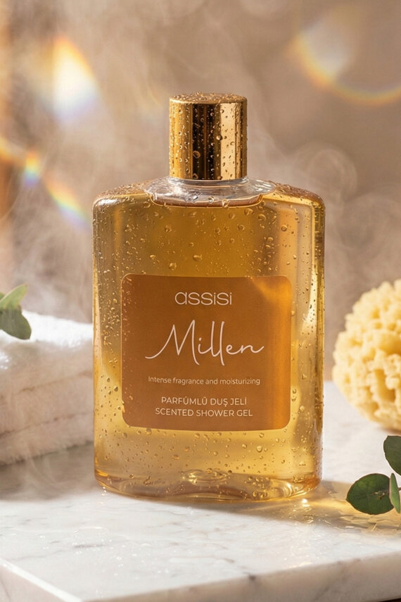 Millen Parfümlü Duş Jeli 475 ml – Kadın & Erkek İçin Kalıcı Koku, Nemlendirici Duş Jeli - 4