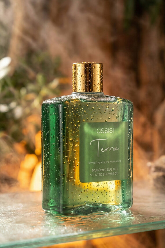 Terra Parfümlü Duş Jeli 475 ml – Kadın & Erkek İçin Kalıcı Koku, Nemlendirici Duş Jeli - 5
