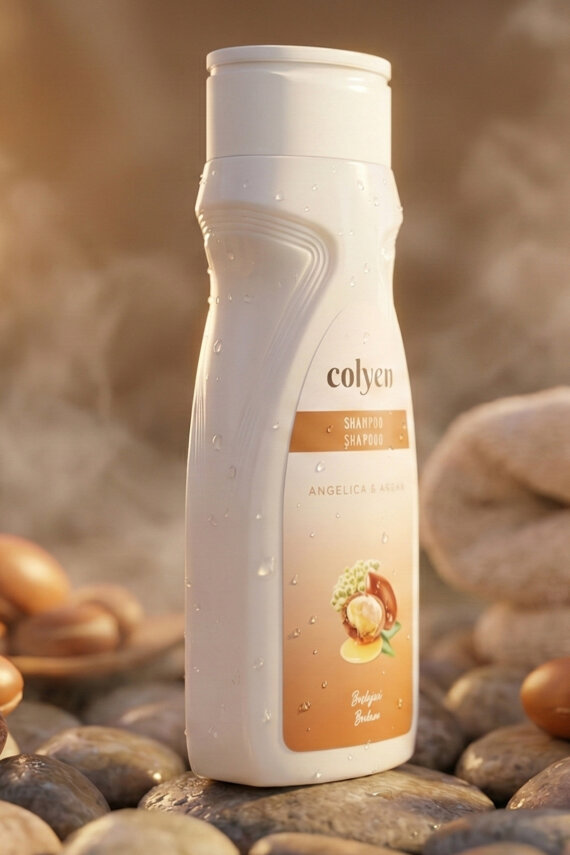 Colyen Argan & Melek Otu Besleyici Bakım Şampuan 500ml - Bitkisel İçerik, Doğal Bakım - 5