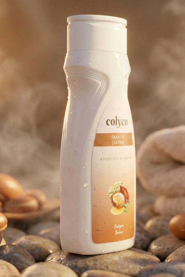 Colyen Argan & Melek Otu Besleyici Bakım Şampuan 500ml - Bitkisel İçerik, Doğal Bakım - 5