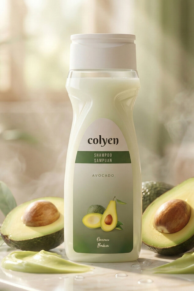 Colyen Avokado Özlü Besleyici Saç Bakım Şampuanı 500ml - Nemlendirici ve Canlandırıcı Etki - 5
