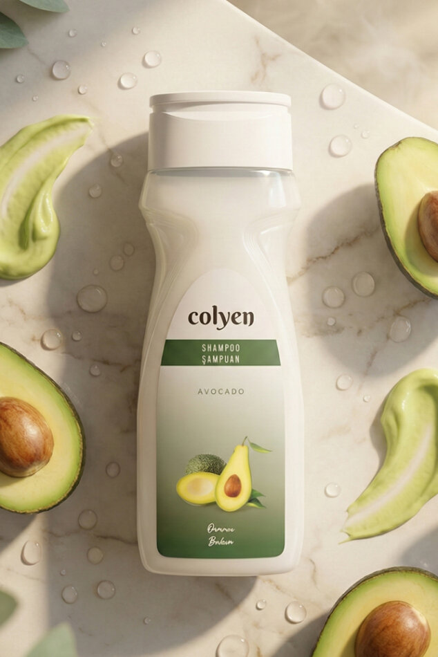 Colyen Avokado Özlü Besleyici Saç Bakım Şampuanı 500ml - Nemlendirici ve Canlandırıcı Etki - 1