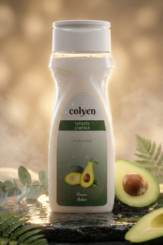 Colyen Avokado Özlü Besleyici Saç Bakım Şampuanı 500ml - Nemlendirici ve Canlandırıcı Etki - 4