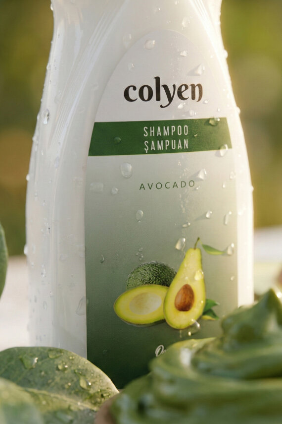 Colyen Avokado Özlü Besleyici Saç Bakım Şampuanı 500ml - Nemlendirici ve Canlandırıcı Etki - 2