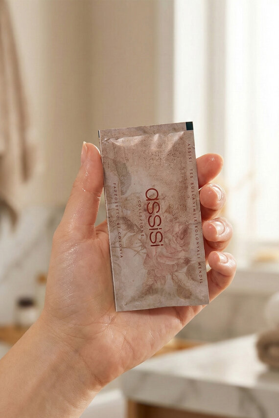 Assisi Collezione Kolonyalı Mendil – Ferahlatıcı Tek Kullanımlık Hijyen Mendili - 2