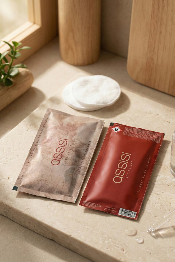 Assisi Collezione Kolonyalı Mendil – Ferahlatıcı Tek Kullanımlık Hijyen Mendili