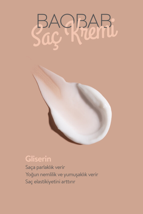 Baobab Yağlı Kremi 400 ml - Yıpranmış Saçlar İçin Vegan Derinlemesine Temizlik ve Besleyici Bakım - 3