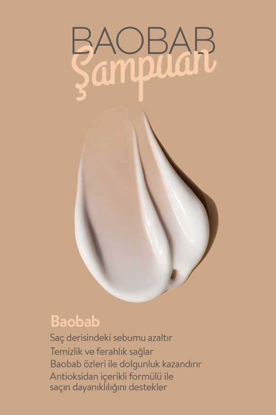 Baobab Yağlı Şampuan 400ml - Kuru ve Yıpranmış Saçlar İçin Vegan Bakım - 3