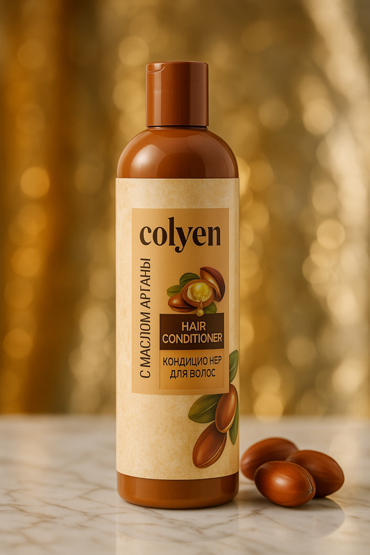 Colyen Argan Yağı İçeren Nemlendirici Saç Kremi 600 ml - 1