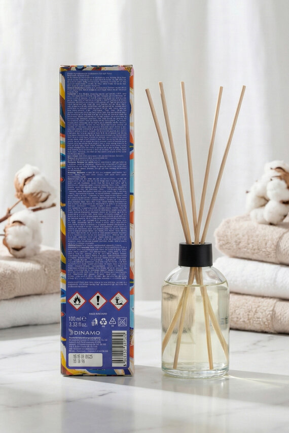 Colyen Linen Pause Çubuklu Oda Kokusu – Dekoratif Cam Şişe ve Bambu Çubuklarla Şık Tasarım - 2