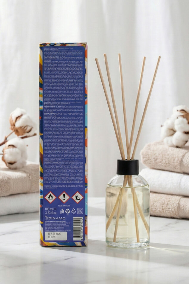 Colyen Linen Pause Çubuklu Oda Kokusu – Dekoratif Cam Şişe ve Bambu Çubuklarla Şık Tasarım - 2