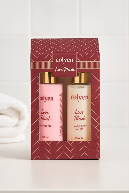 Colyen Love Blush Body Care Set – Duş Jeli & Losyon - 1