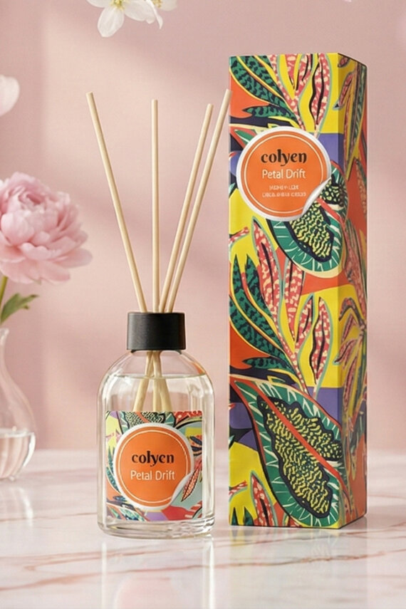 Colyen Petal Drift Çubuklu Oda Kokusu 100ml - Ferah ve Şık Tasarım, Uzun Süre Kalıcı Koku - 2