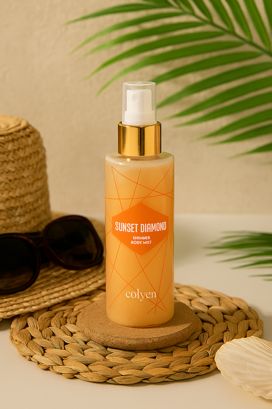 Colyen Sunset Diamond Işıltılı Vücut Spreyi 150 ml - 1