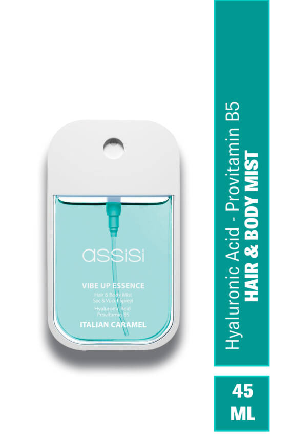Italian Caramel Hyaluronik Asit & Provitamin B5 Saç ve Vücut Spreyi 45 ml Karamel & Vanilya Kokulu - 1
