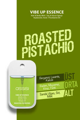 Roasted Pistachio Hyaluronik Asit Provitamin B5 Saç ve Vücut Spreyi 45 ml Fıstık Sandal Ağacı Kokulu - 2