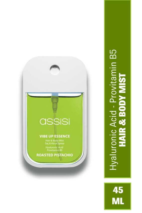 Roasted Pistachio Hyaluronik Asit Provitamin B5 Saç ve Vücut Spreyi 45 ml Fıstık Sandal Ağacı Kokulu - 1