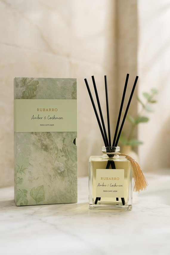 Amber & Cashmere Çubuklu Oda Kokusu 200 ml - 1