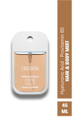Vanilla Dream Hyaluronik Asit & Provitamin B5 Saç ve Vücut Spreyi 45 ml – Vanilya & Yasemin Kokulu